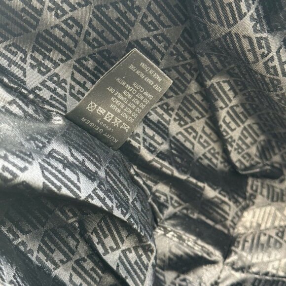 🆕 KURT GEIGER LONDON 🧿 NWOT Large Green Recycled Nylon Quilted Tote Bag - Picture 12 of 15